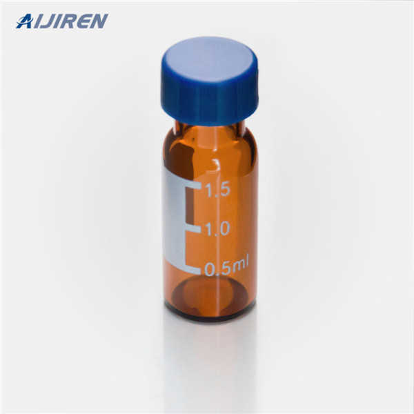 amber glass HPLC glass vials printed